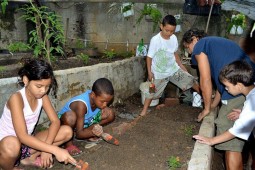 Projeto Rocinha Mais Verde quer ensinar crianças a cultivar alimentos orgânicos