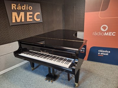 Estúdio da Rádio MEC / Crédito: Fernando Chaves / EBC