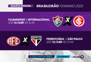 Brasileirão Feminino: TV Brasil transmite Fluminense X Internacional e Ferroviária X São Paulo