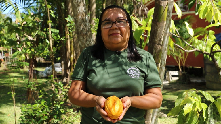 Já Izete Costa, também empresária paraense, aposta no cacau da Amazônia. Foto: Caminhos da Reportagem/Divuglação