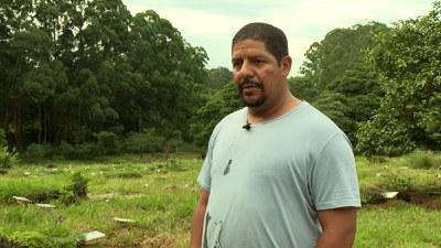 Wilker Paes foi sepultador no Cemitério Vila Formosa / Crédito: Divulgação / TV Brasil