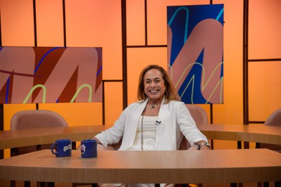 Cissa Guimarães apresenta o programa Sem Censura / Crédito: Tomaz Silva / TV Brasil