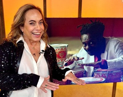 Cissa Guimarães apresenta especial sobre Luiz Melodia / Crédito: Raphael Lemos / TV Brasil