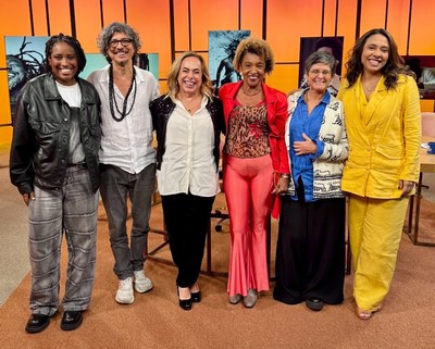 Cissa Guimarães e convidados na homenagem do Sem Censura para Luiz Melodia / Crédito: Raphael Lemos / TV Brasil