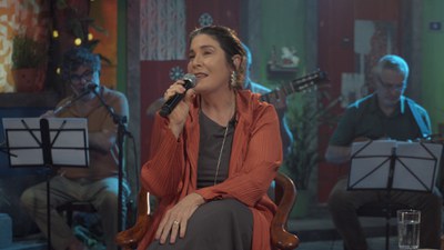 Mônica Salmaso canta no programa Samba na Gamboa / Crédito: Divulgação / TV Brasil