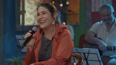 Mônica Salmaso canta no programa Samba na Gamboa / Crédito: Divulgação / TV Brasil