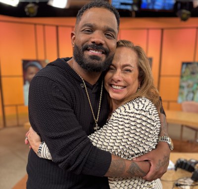Cissa Guimarães e Arlindinho / Crédito: Rodrigo Peixoto / TV Brasil