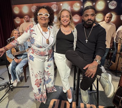 Cissa Guimarães e convidados no especial sobre Arlindo Cruz / Crédito: Rodrigo Peixoto / TV Brasil