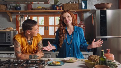 Apresentadora Mayana Neiva destaca como alimentação vegana pode ser econômica / Crédito: Novelo Filmes