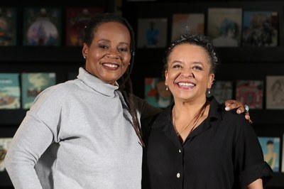 Ana Maria Gonçalves e Eliana Alves Cruz no Trilha de Letras, da TV Brasil / Crédito: Tânia Rego / Agência Brasil 