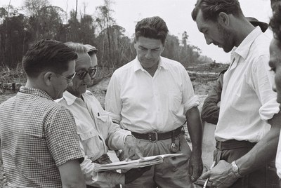 Engenheiro Bernardo Sayão na época da construção da Rodovia Belém-Brasília / Crédito: Divulgação / HB Videofilmes