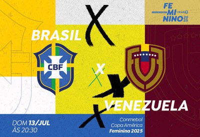 TV Brasil transmite a Conmebol Copa América Feminina 2025