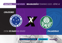 TV Brasil transmite, neste domingo, o jogo de volta entre Cruzeiro e Palmeiras pela semifinal do Brasileirão Feminino