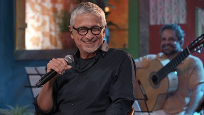 Zé Renato homenageia o bamba Zé Keti no programa Samba na Gamboa / Crédito: Divulgação / TV Brasil