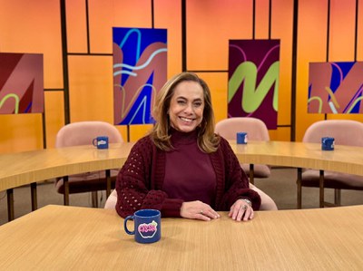 Cissa Guimarães apresenta o Sem Censura / Crédito: Raphael Lemos / TV Brasil