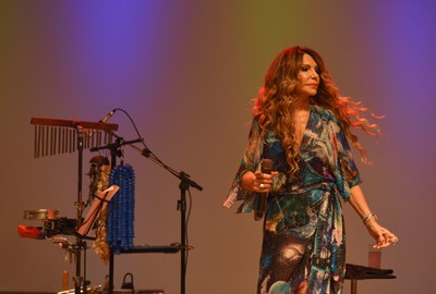 Elba Ramalho no Cena Musical, da TV Brasil / Crédito: Rossana Fraga / BNDES