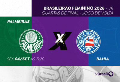 TV Brasil transmite nesta sexta (4) decisão entre Palmeiras e Bahia pelas quartas do Brasileirão Feminino A1