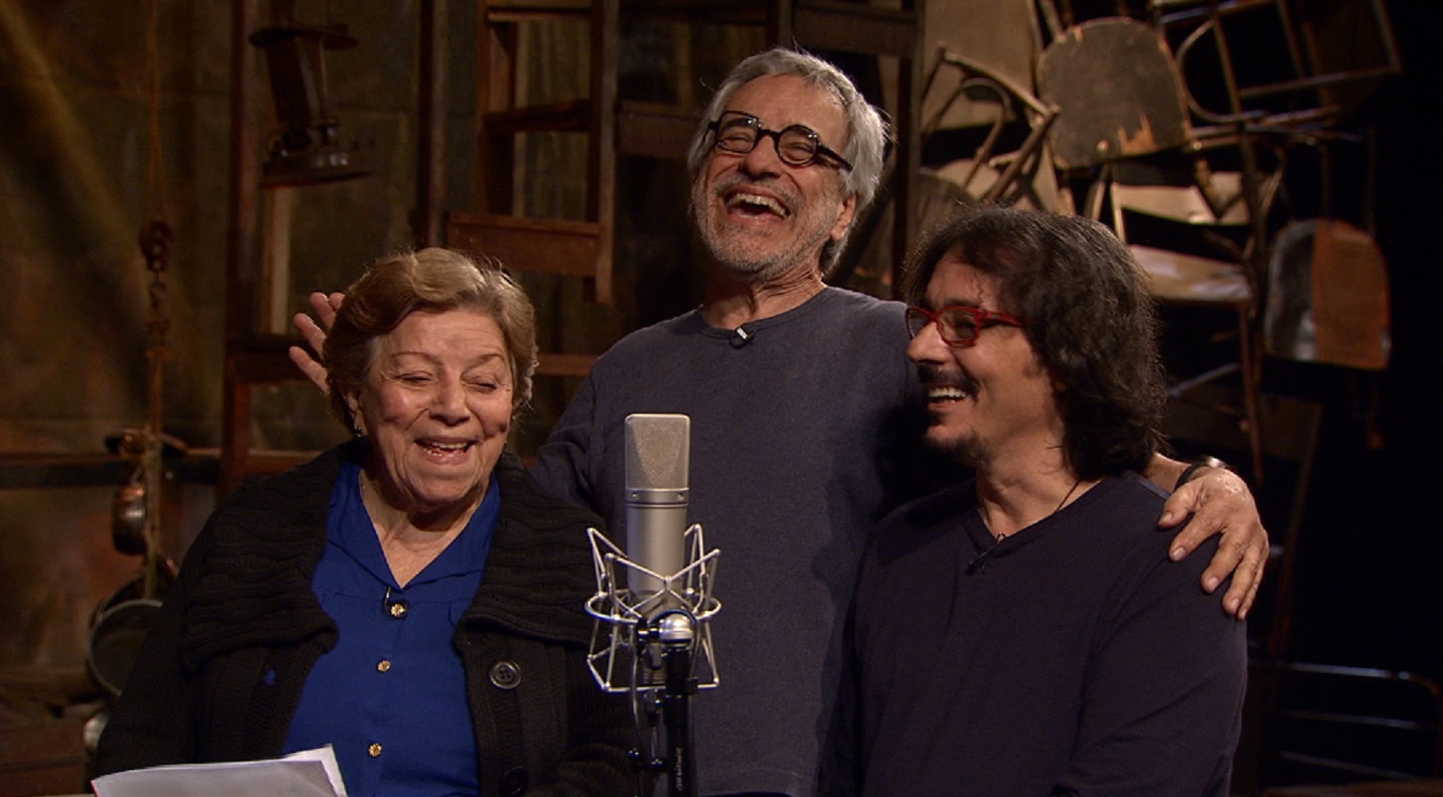 Os convidados Selma Lopes e Ricardo Schnetzer soltam a voz no programa da TV Brasil